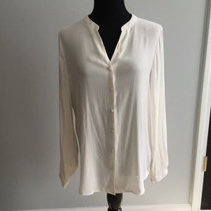 Sheer White button down